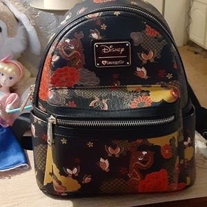 loungefly mushu mini backpack